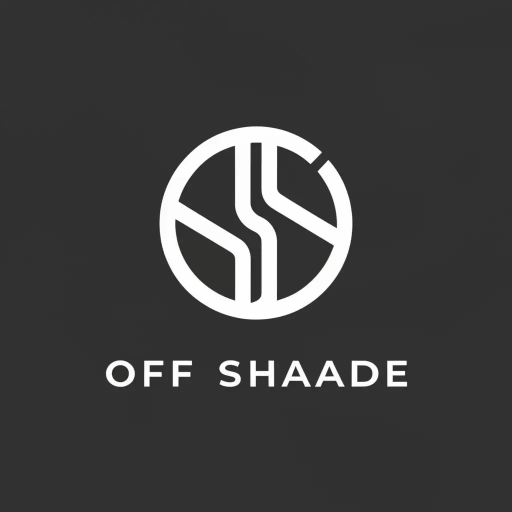 a logo design,with the text "OFFSHADE", main symbol:abstract and geometrical figure,Minimalistic,be used in Retail industry,clear background