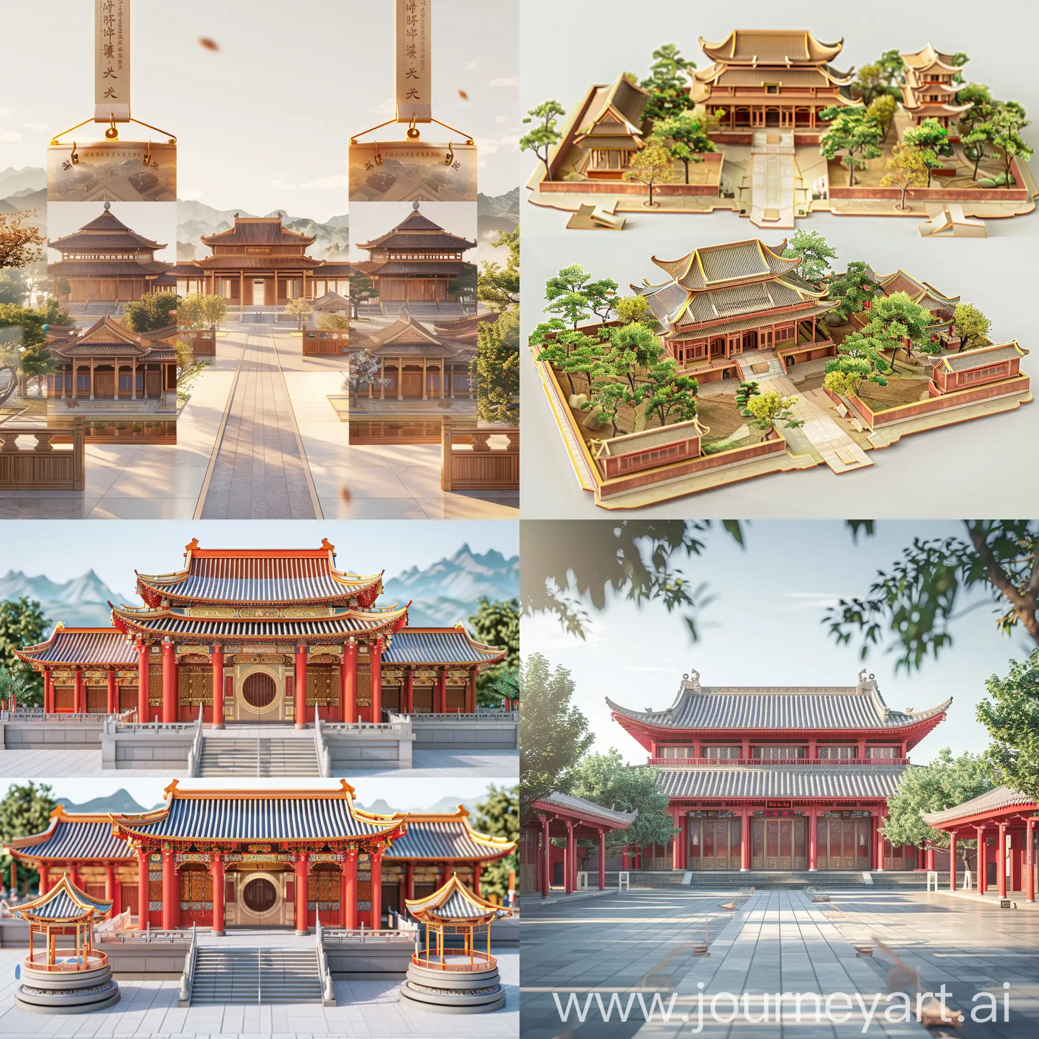 Charming-3D-Confucius-Temple-Cultural-Design-Collection