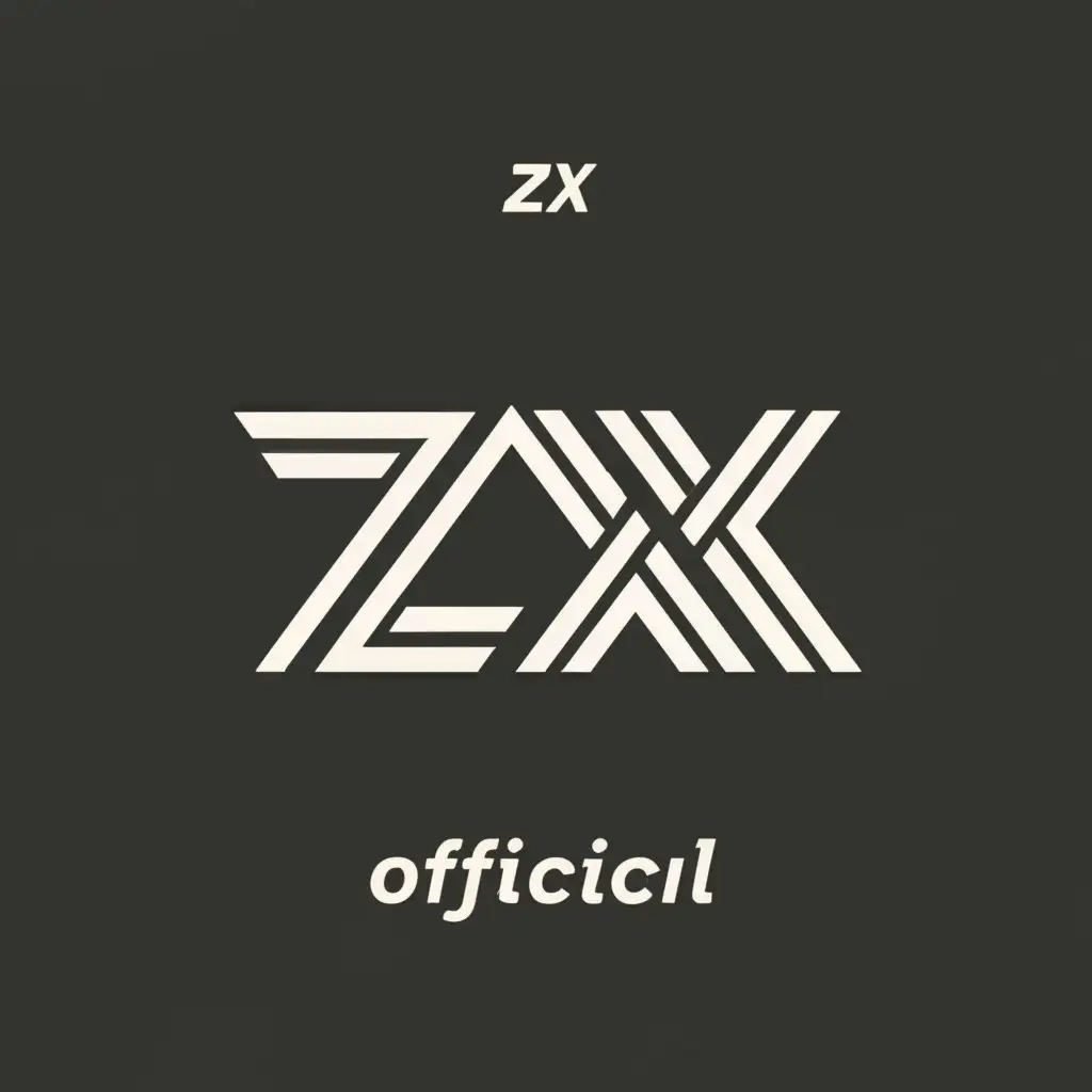 LOGO Design for Zx Official Clean and Minimalist Design Featuring 