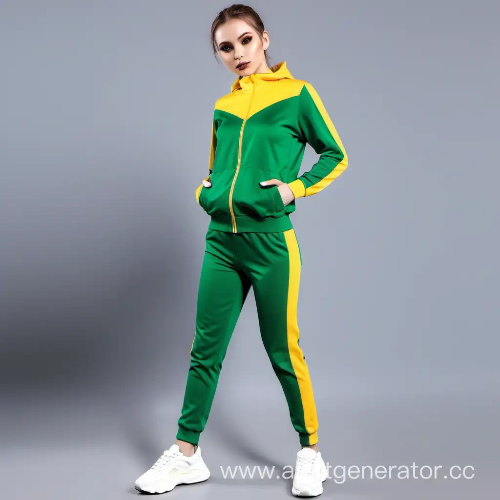 Vibrant-GreenYellow-Sports-Suit-for-Dynamic-Workouts