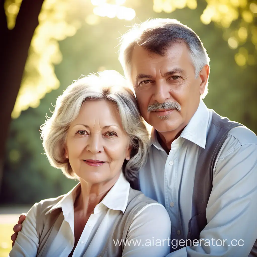 Happy-MiddleAged-Couple-Enjoying-Outdoor-Stroll-in-Park