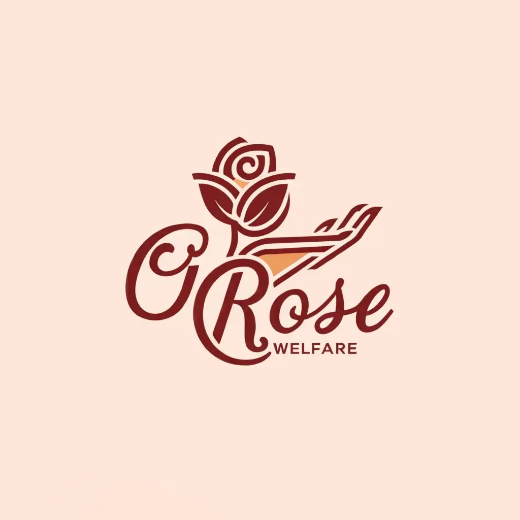 a logo design,with the text "Gul Rose", main symbol:welfare,Moderate,clear background