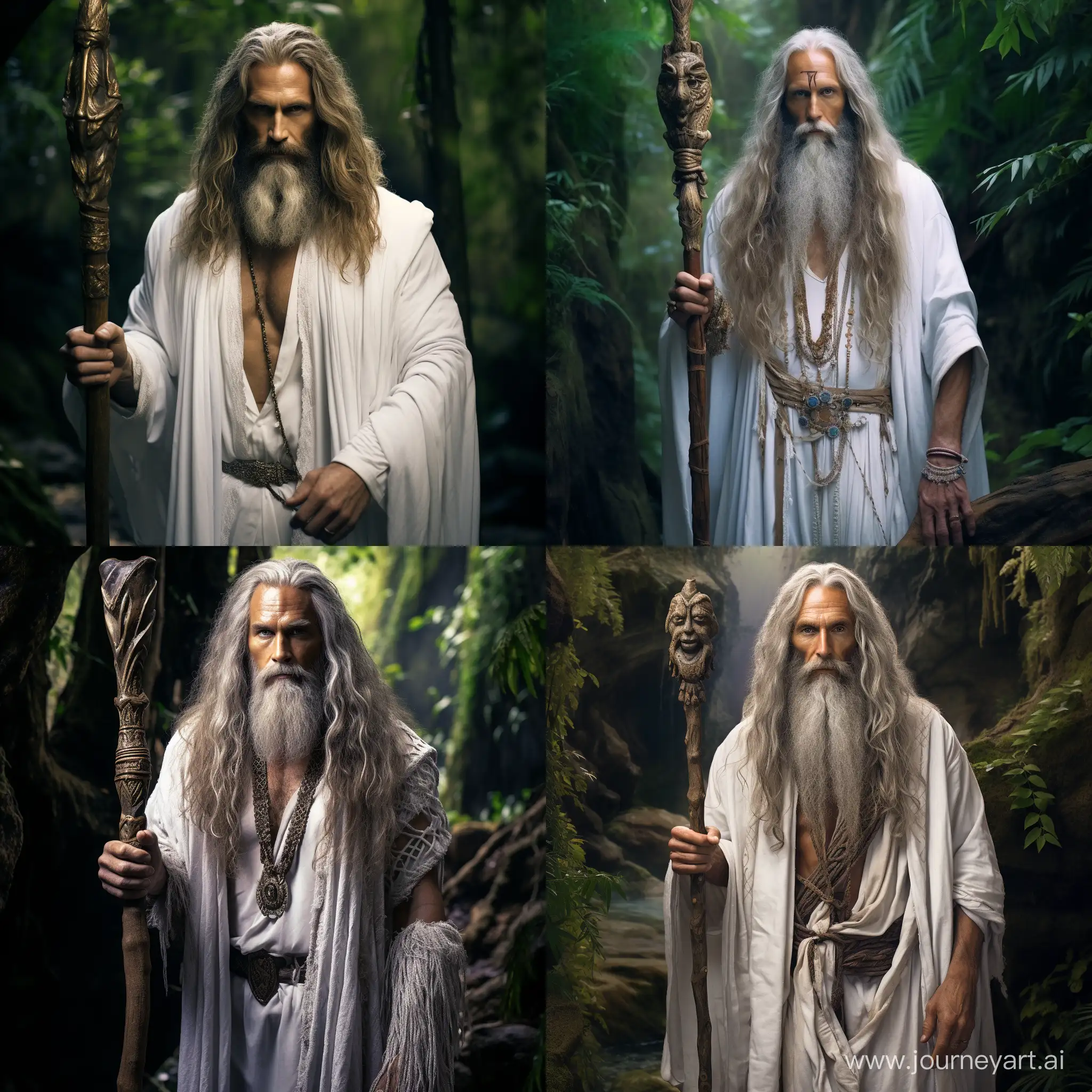 Bearded-Wizard-with-Staff-in-Enchanting-Forest