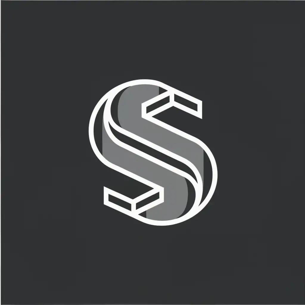 a logo design,with the text "S", main symbol:S,Moderate,be used in Internet industry,clear background