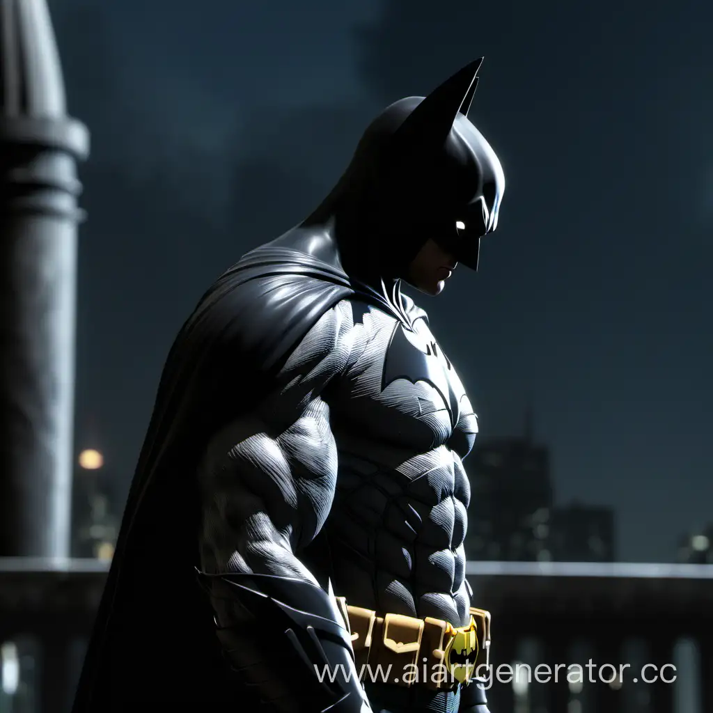 Brooding-Batman-in-Dark-Gotham-City