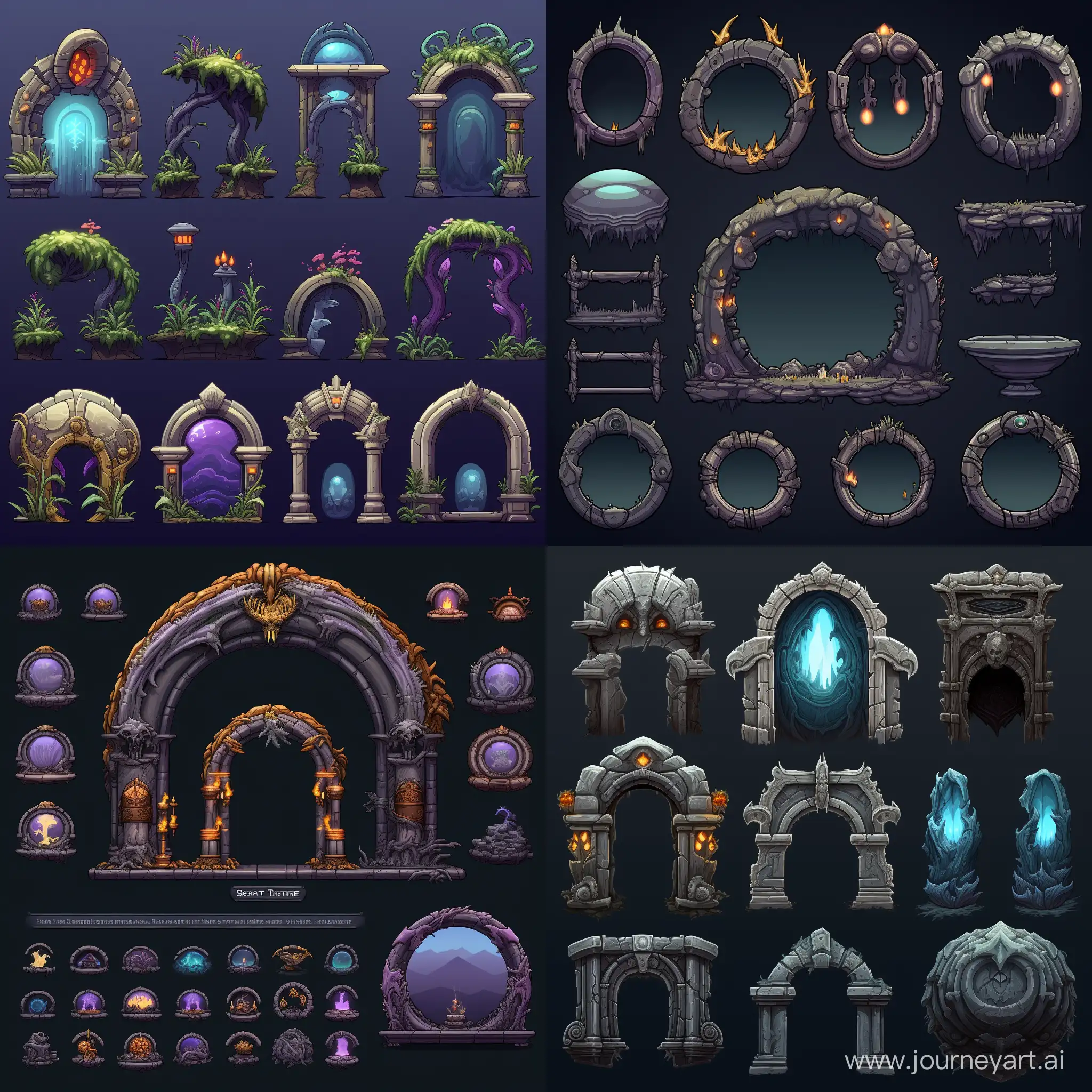 item spritesheet portals