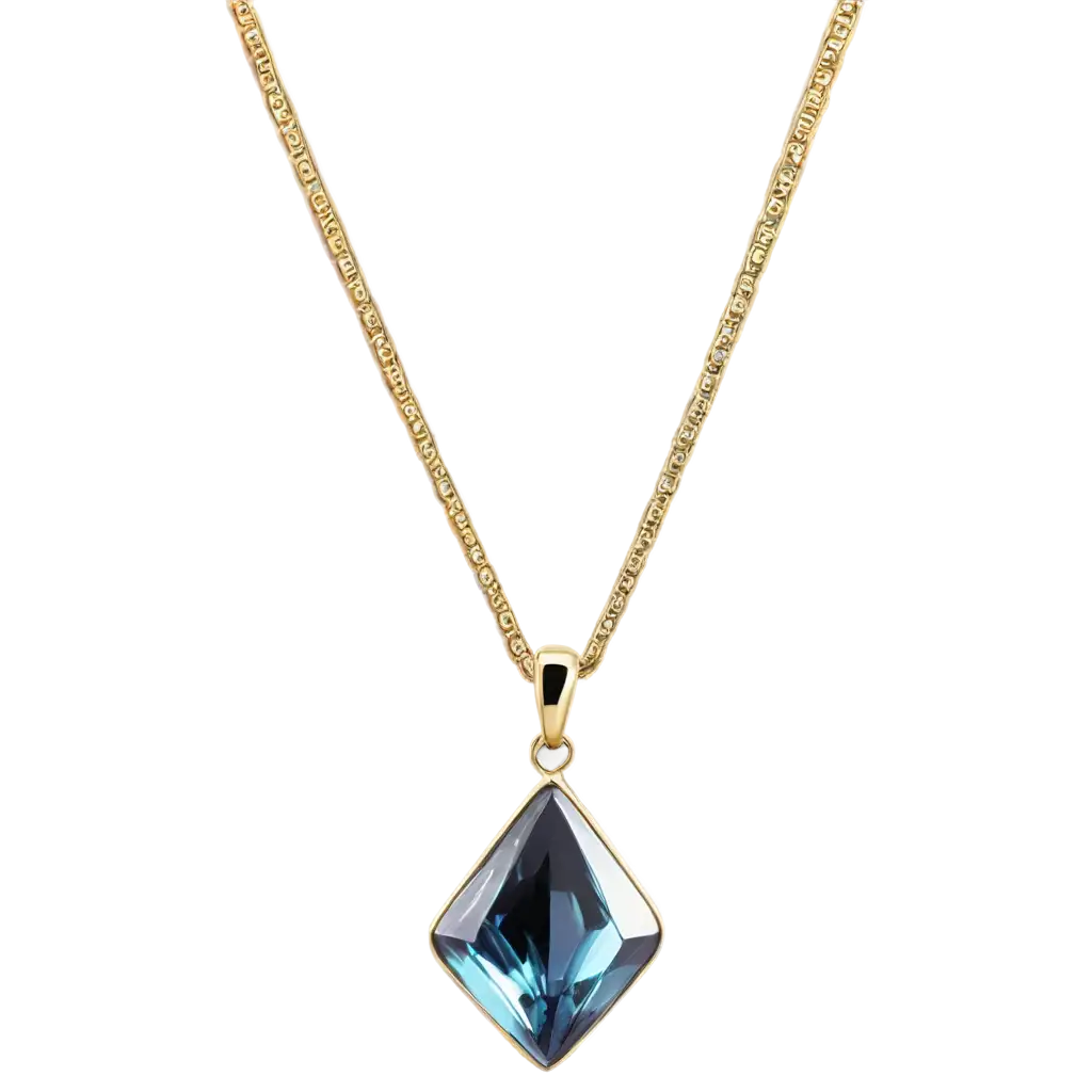 Stylish-3D-Gold-Crystal-Pendant-PNG-Enhance-Your-Designs-with-Luxurious-Detail