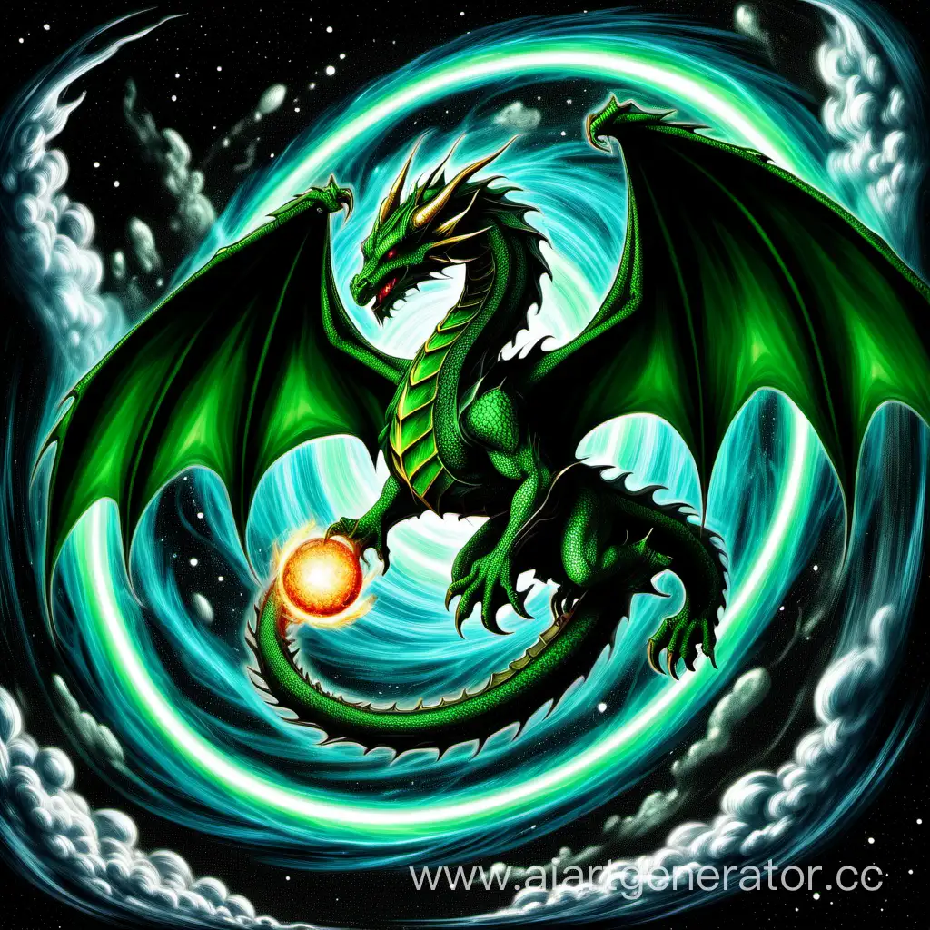 Epic-Battle-Green-Dragon-of-Nature-vs-Cosmic-Black-Hole