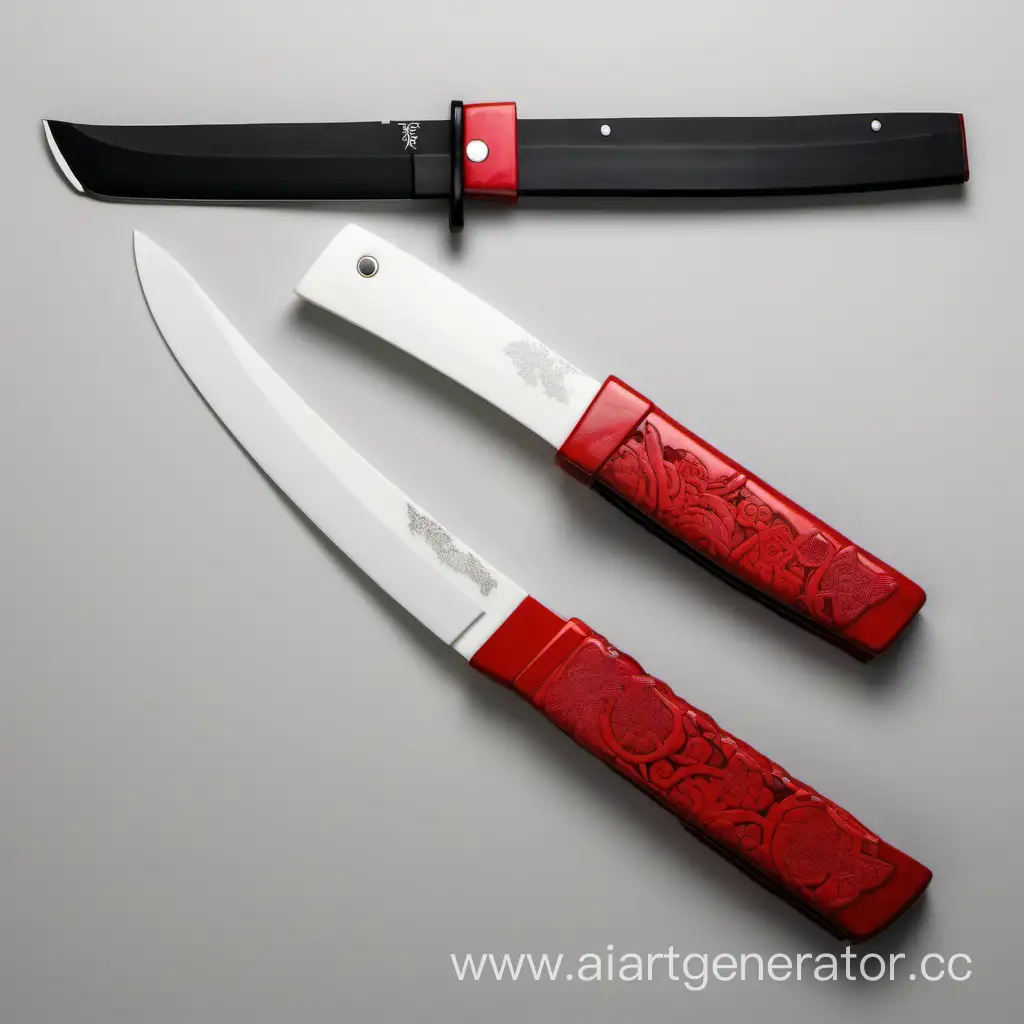 Elegant-Tanto-Sword-in-Striking-Red-and-White