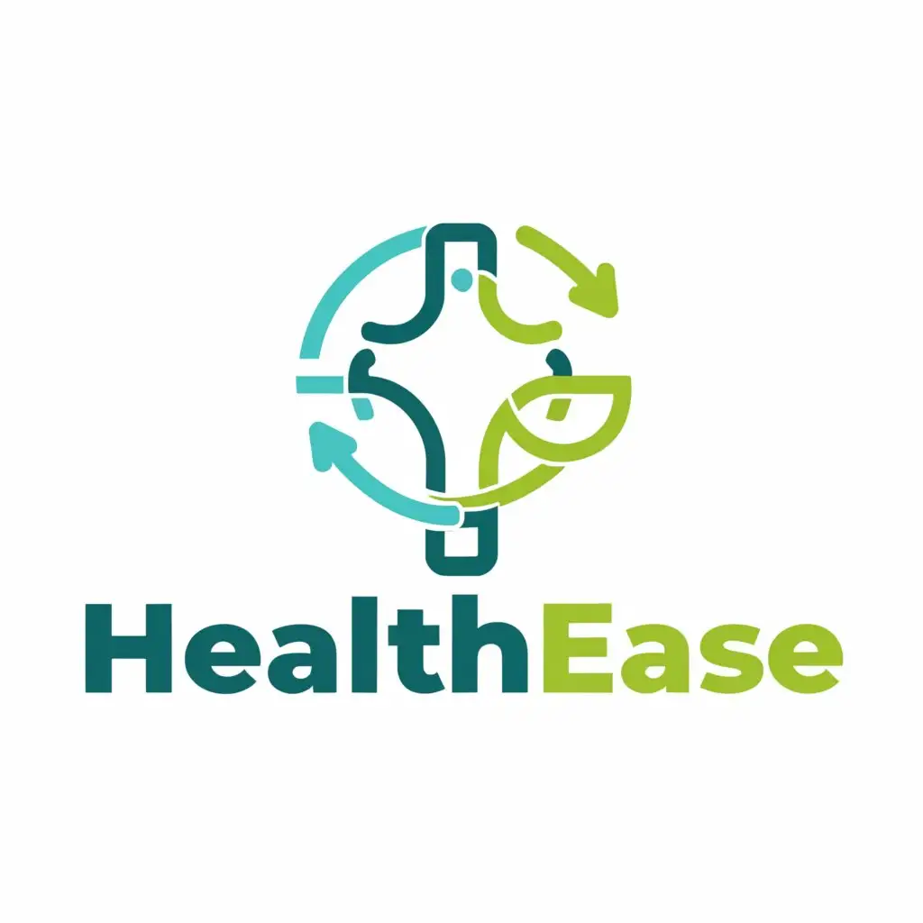a logo design,with the text "HealthEase", main symbol:medical,Moderate,be used in Medical Dental industry,clear background