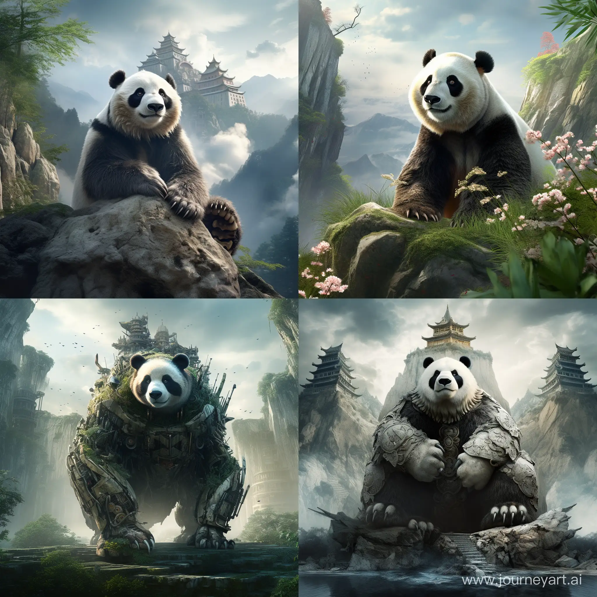 Futuristic-China-Majestic-Giant-Panda-Amidst-UltraModern-Splendor