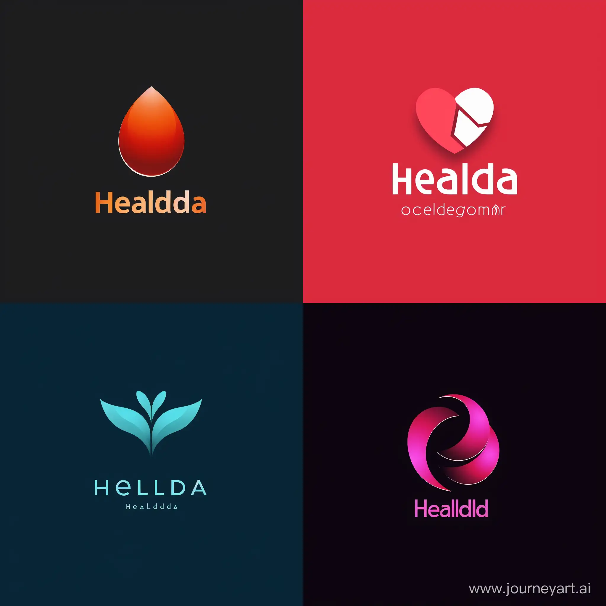 Minimalist-Symbol-Logo-for-Healda-Pharmaceuticals-Biocompatible-and-Absorbable-Polymer-Specialists