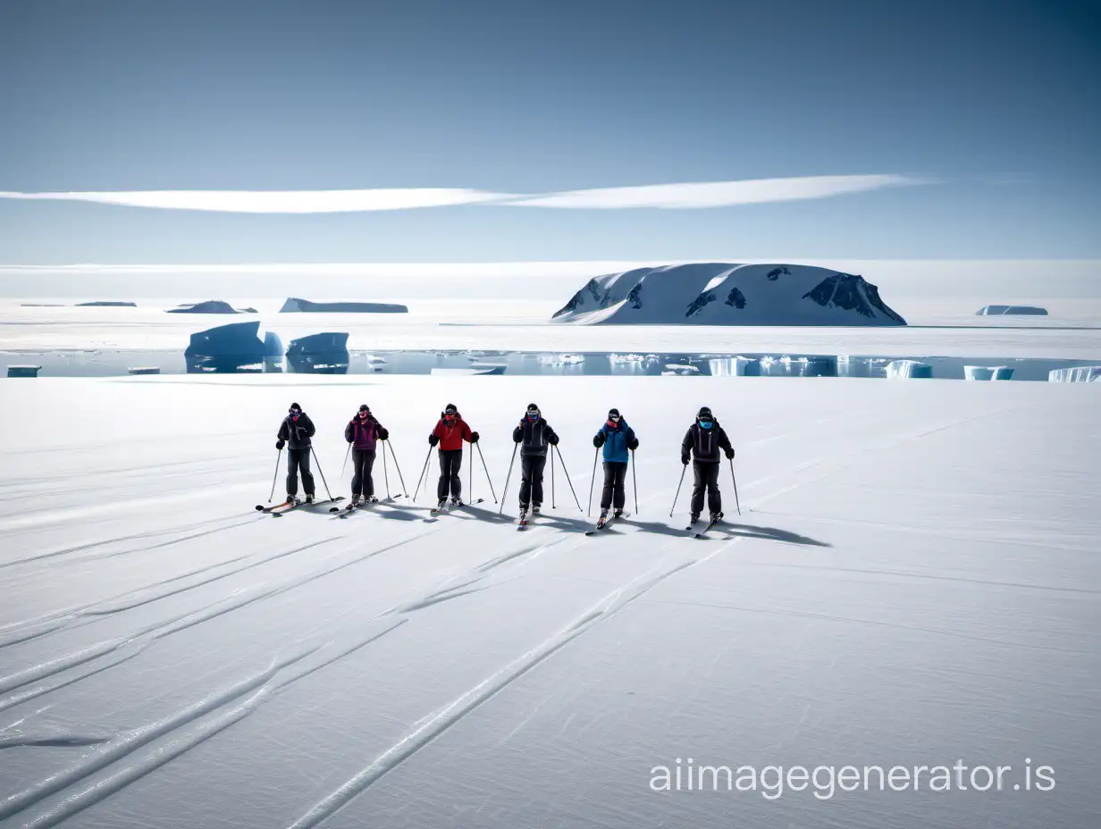 Antarctic-Skiing-Expedition-with-Iceberg-Silhouettes