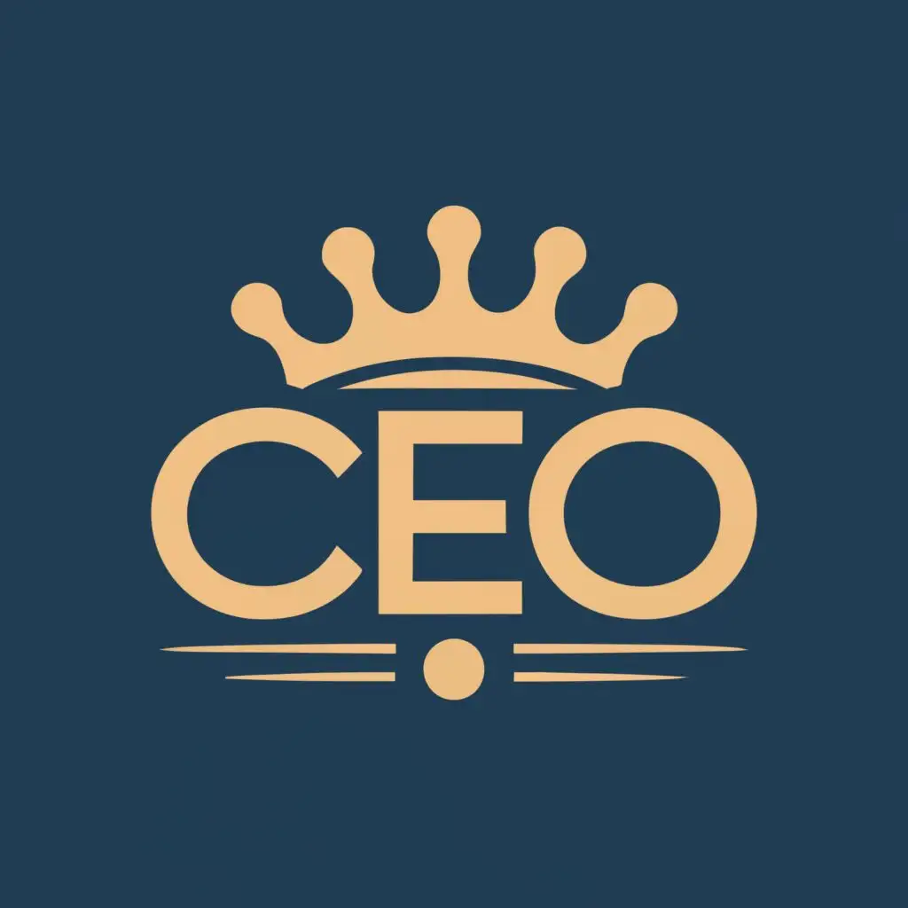 logo, Crown, with the text "CEO", typography, be used in Construction industry