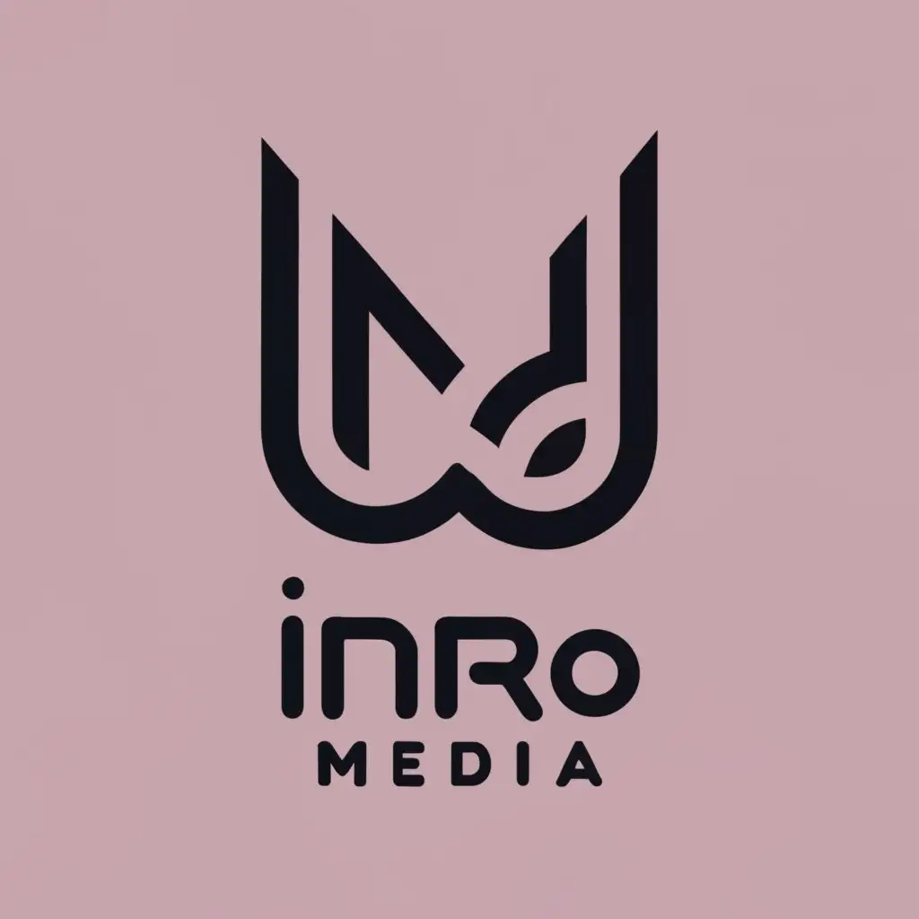 logo, Design and Printing Pvt.Ltd, with the text "INRO MEDIA", typography