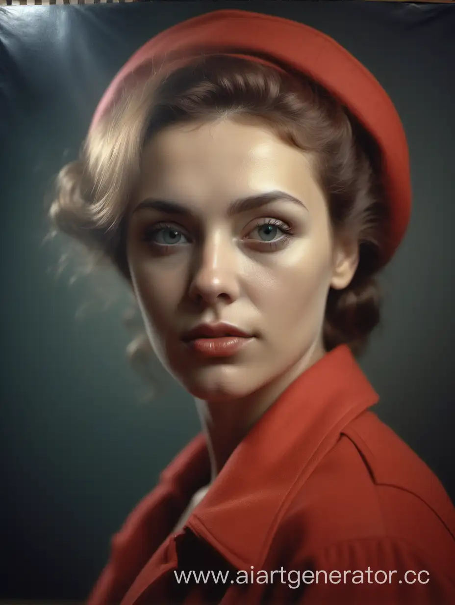 USSR-Social-Realism-Style-Portrait-Beautiful-Woman-in-UltraRealistic-8K-Kodak-Film