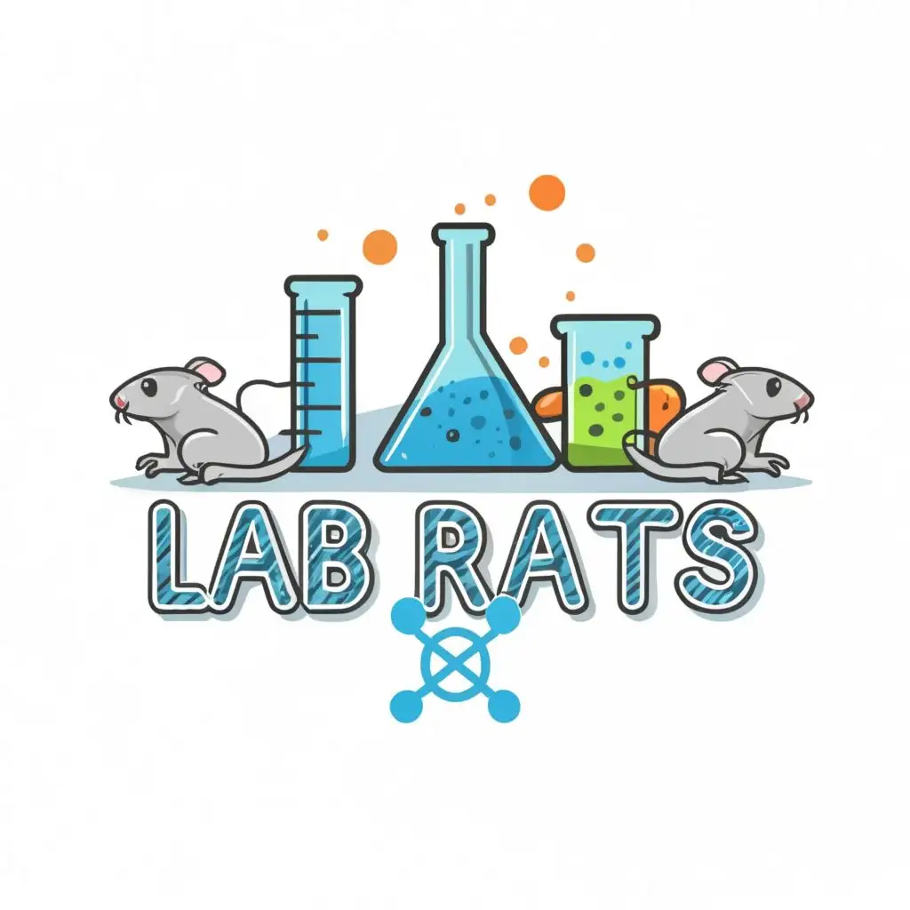 LOGO-Design-For-Lab-Rats-Innovative-Science-Lab-Imagery-with-Striking-Typography