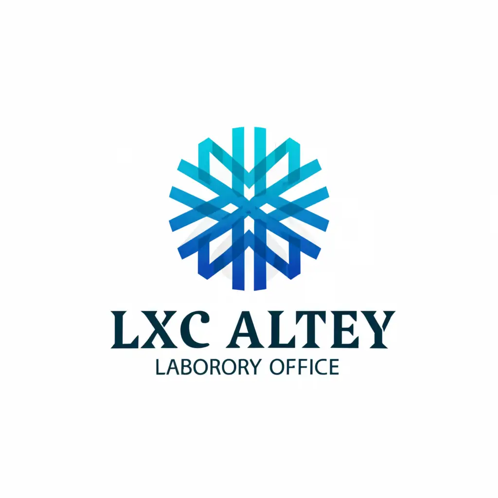 a logo design,with the text "ЛИС ALTEY Laboratory Office", main symbol:Snowflake,Moderate,be used in Medical Dental industry,clear background
