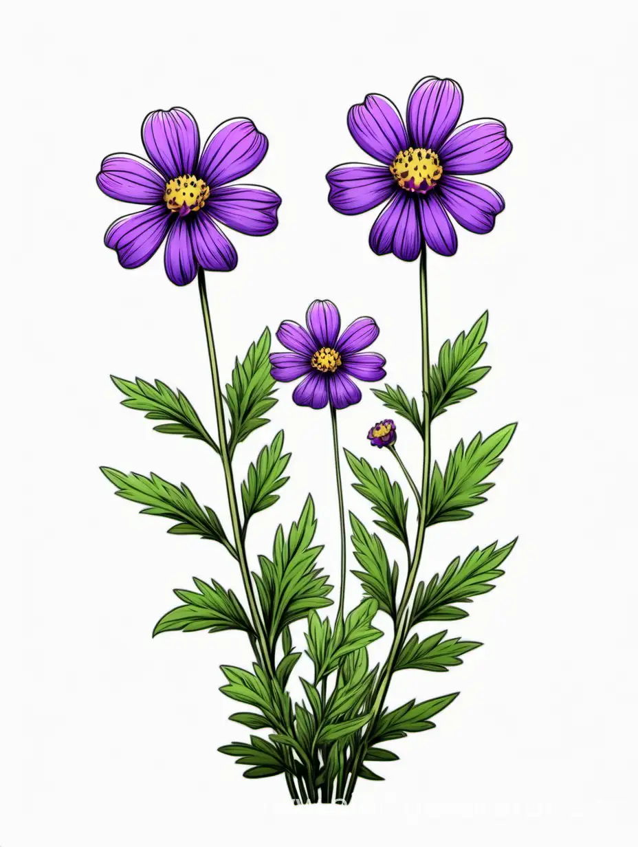 Elegant-Purple-Wildflower-Cluster-Minimalist-Botanical-Art-in-4K
