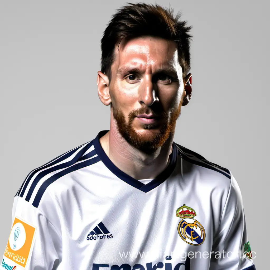 Lionel-Messi-Wearing-Real-Madrid-Jersey-in-Intense-Soccer-Moment