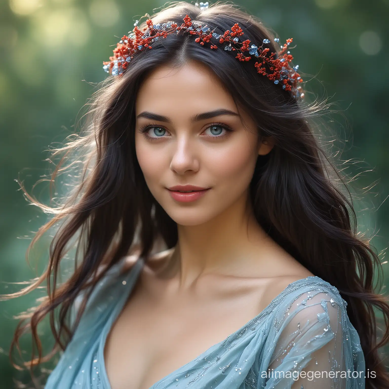 Ethereal Beauty Captivating Portrait of a Radiant Woman | AI Image ...