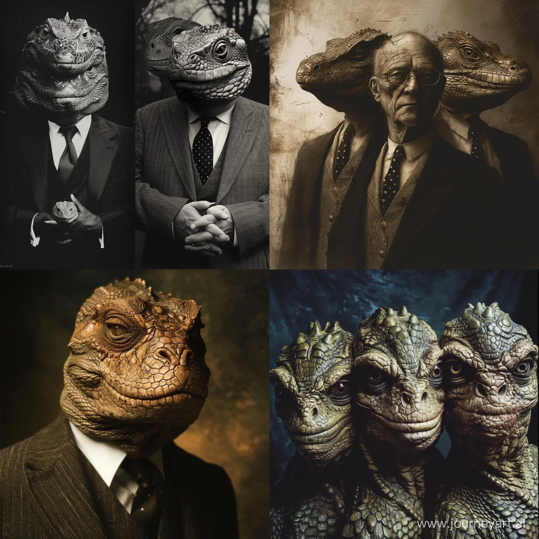 Secret-Lives-of-Famous-Reptilian-Influencers-Revealed-in-Striking-AI-Art