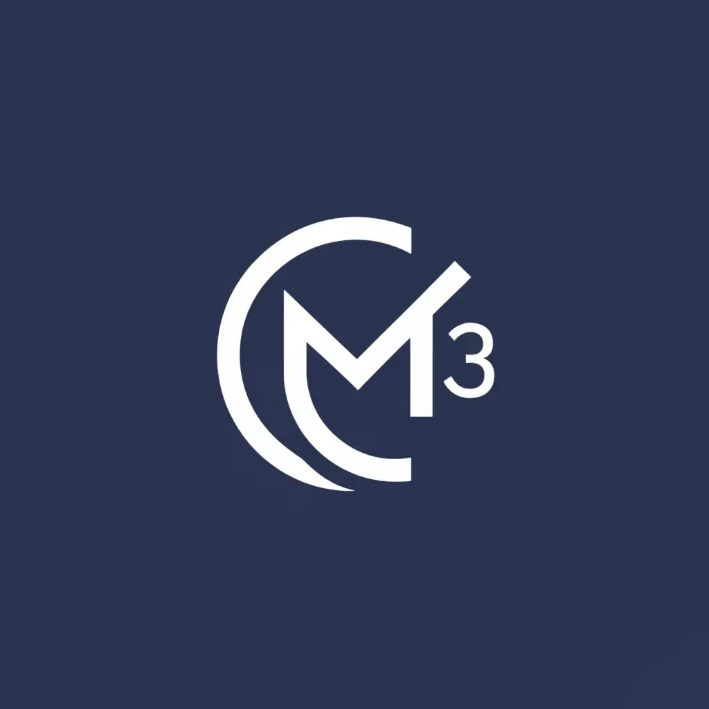 a logo design,with the text "Math Literacy", main symbol:M3,Moderate,clear background