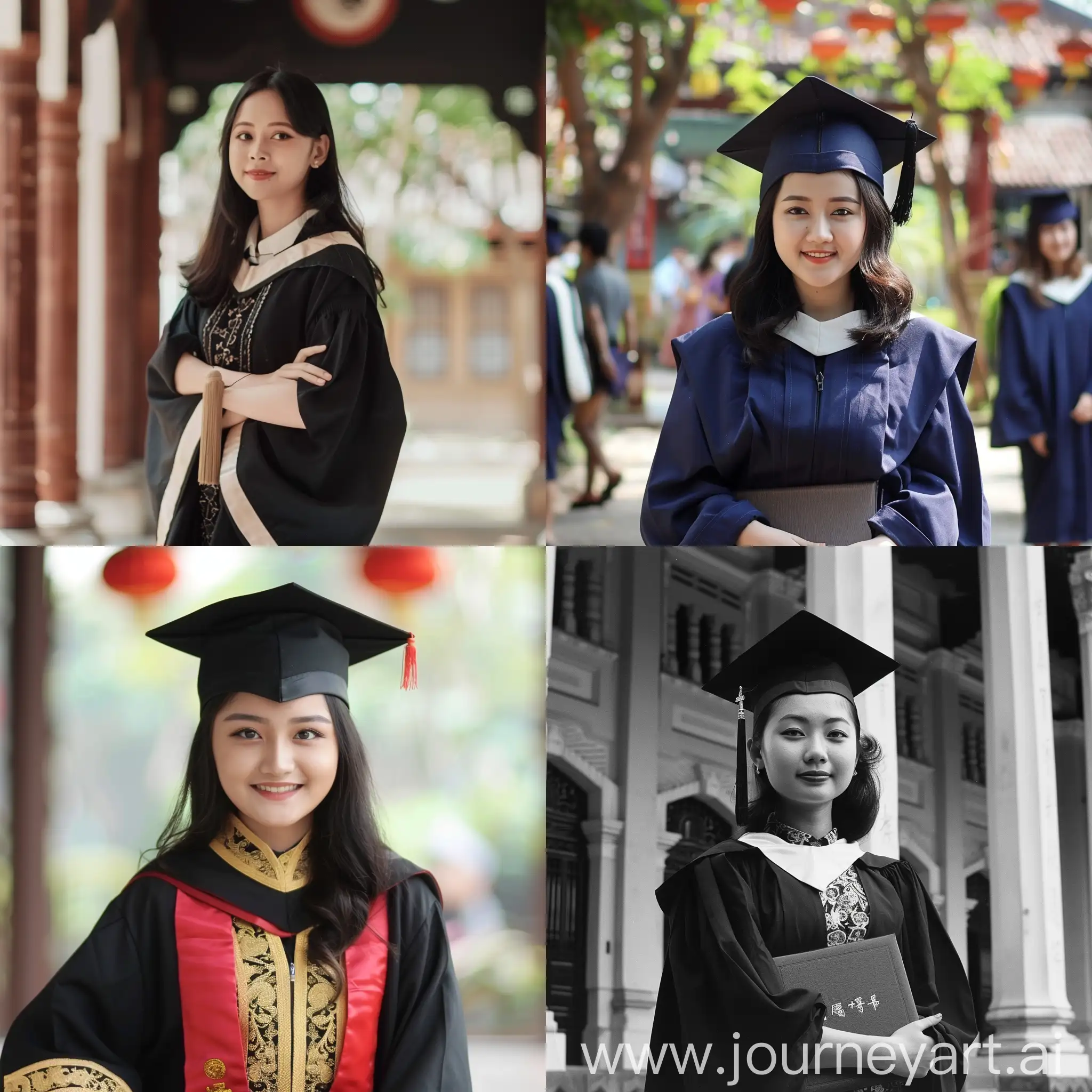 Chinese-Woman-Graduating-University-at-Brawijaya