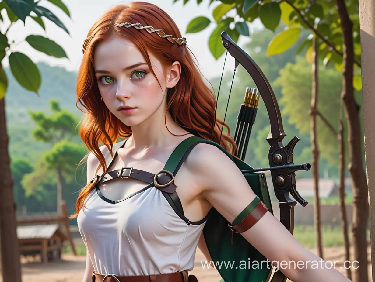 RedHaired-Teenage-Huntress-with-Dual-Crossbows