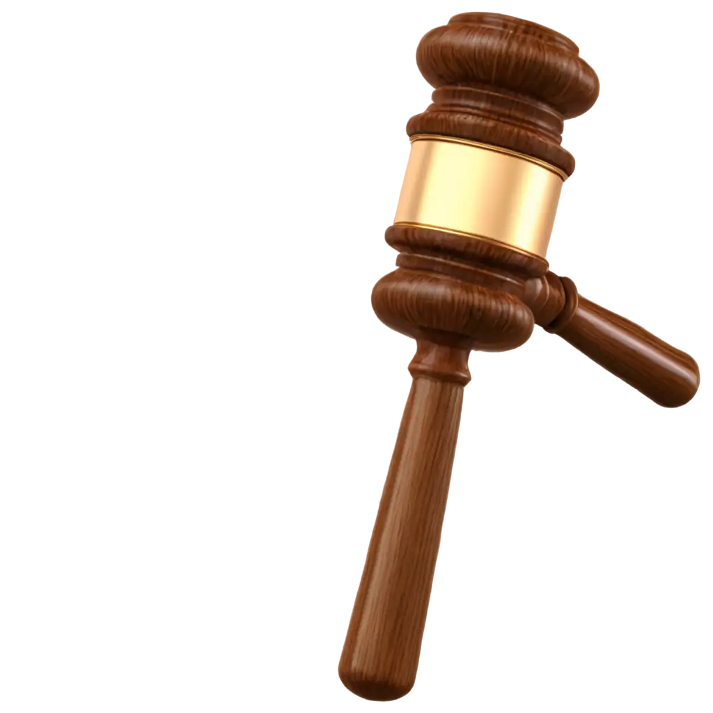 Enhance-Online-Presence-with-a-HighQuality-PNG-Image-of-a-Judges-Hammer