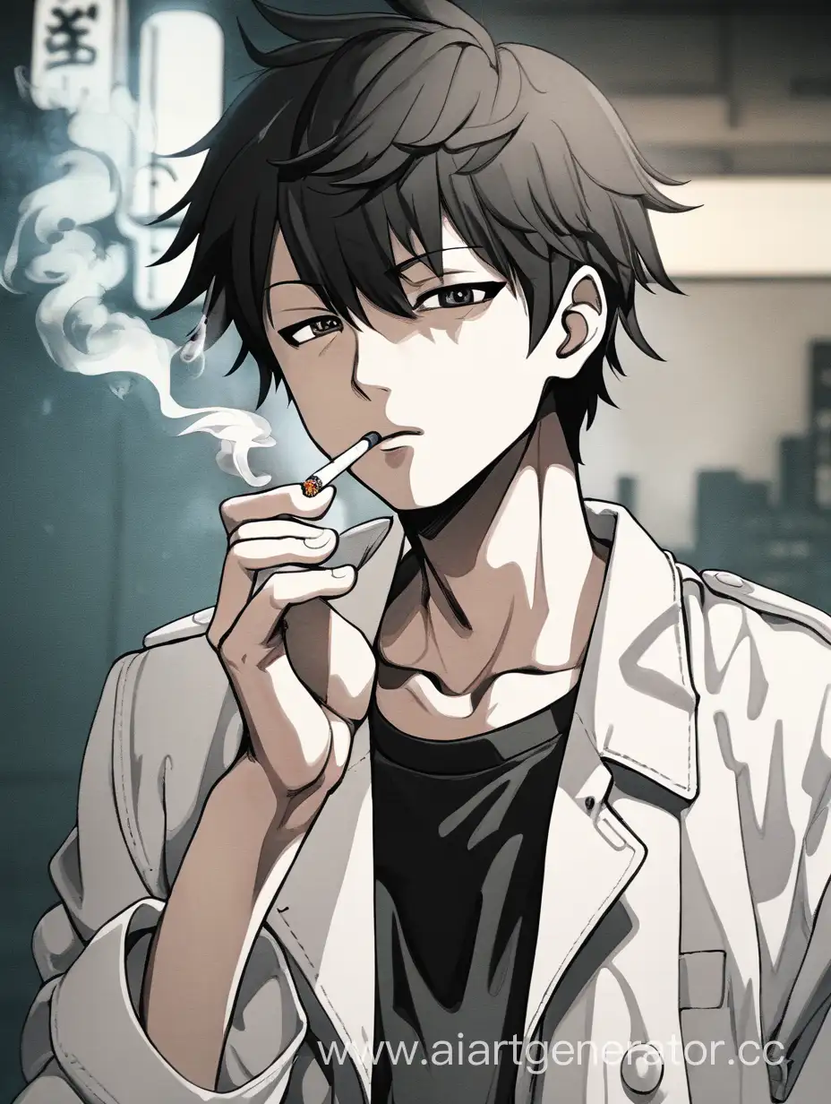 Cool-Anime-Character-Smoking-a-Cigarette