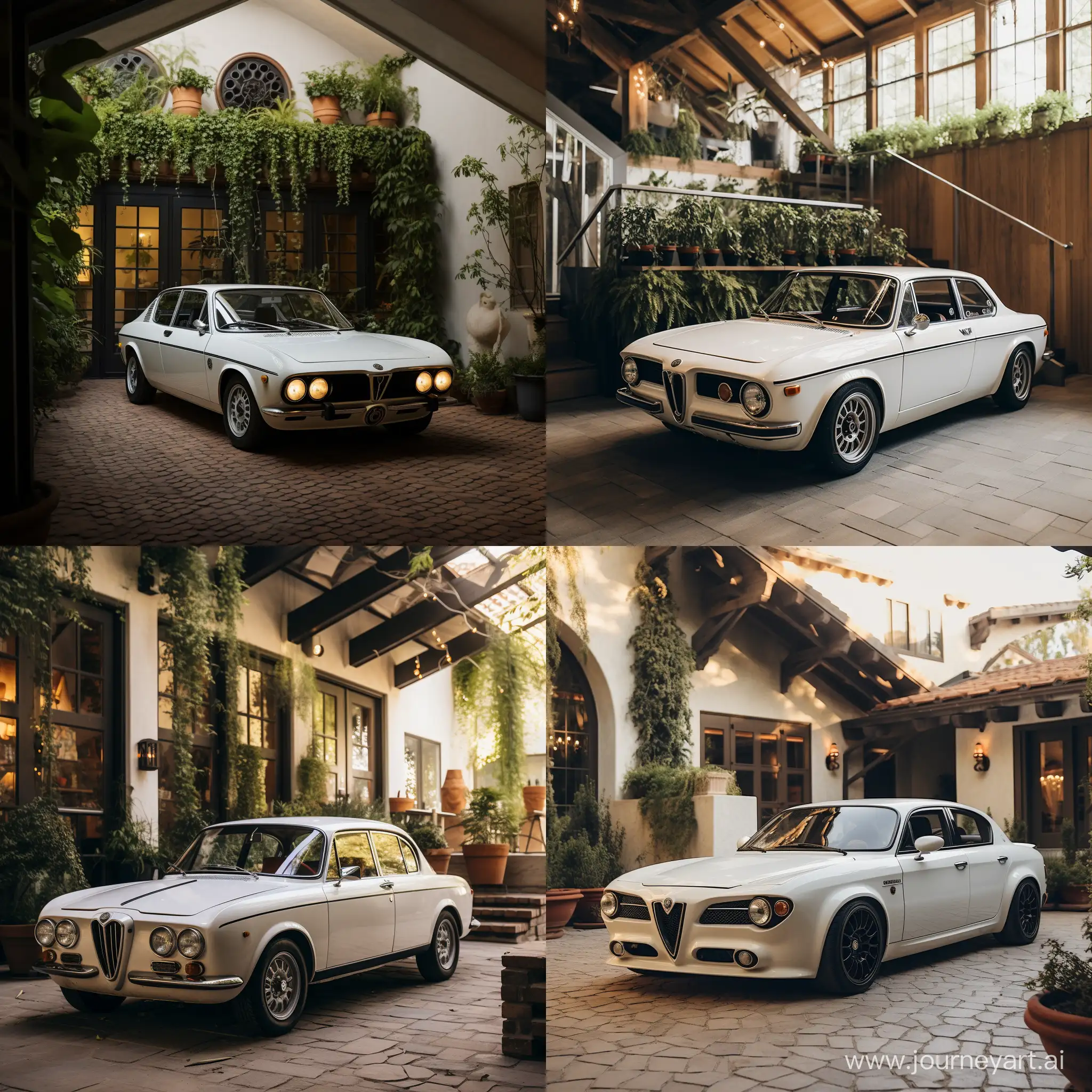 Classic-White-Alfa-Romeo-Giulia-in-Vintage-800-House