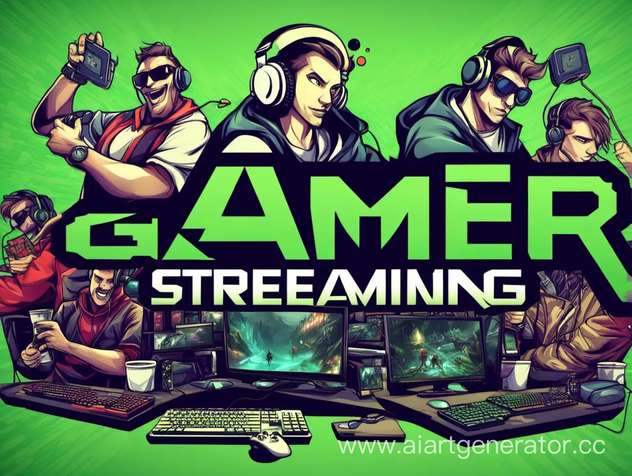 Gamer streaming