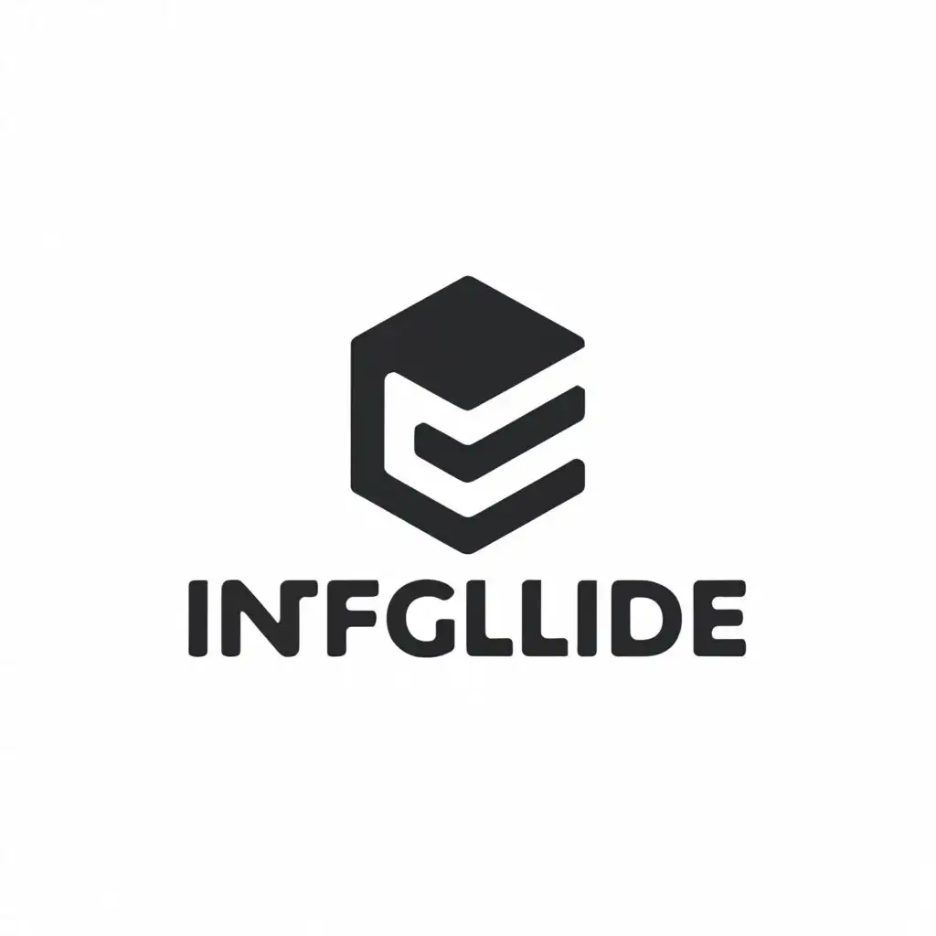 a logo design,with the text "infoGlide", main symbol:square, data,Moderate,clear background