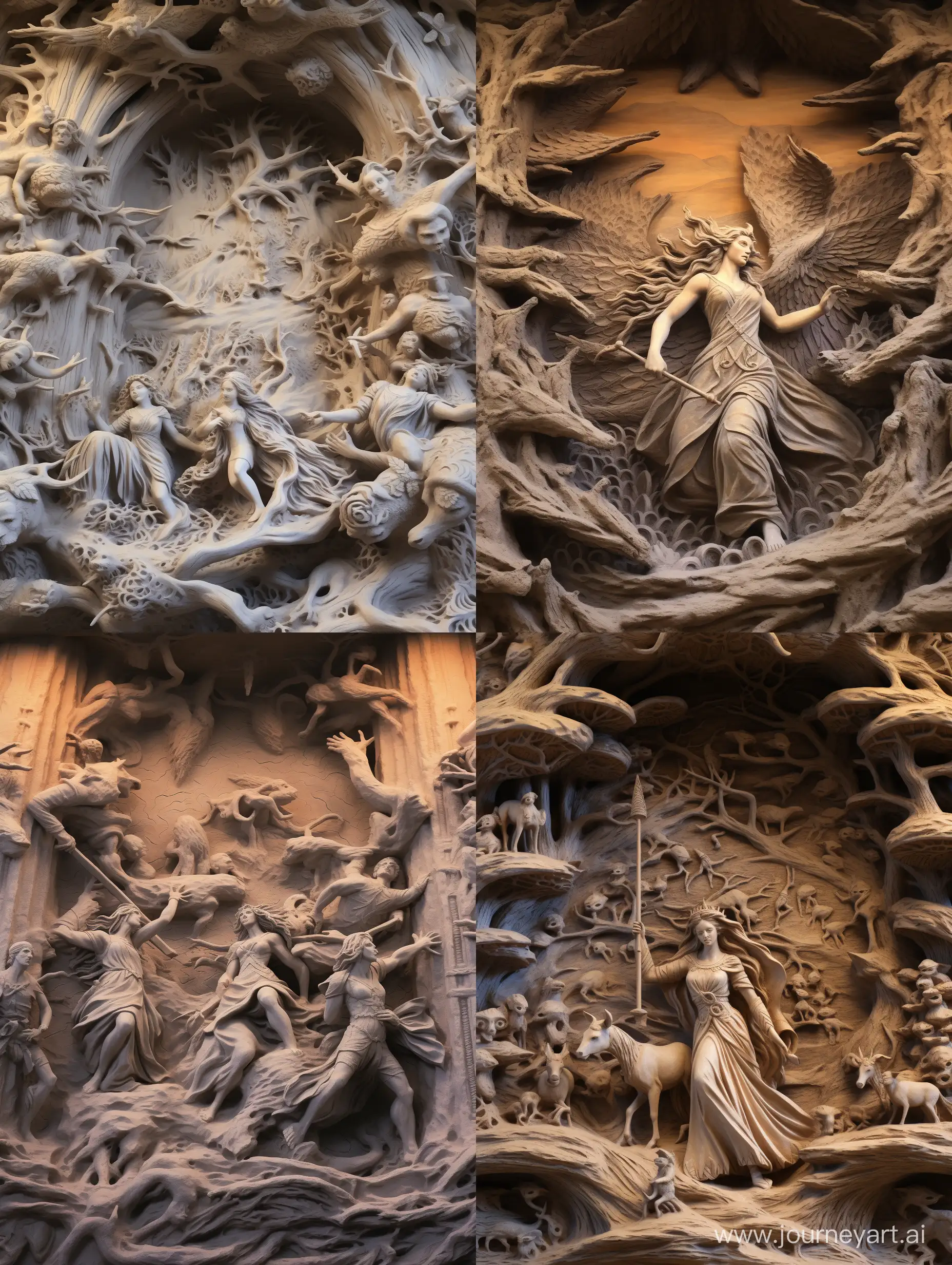Lovecraftian-Stone-BasRelief-with-High-Detail