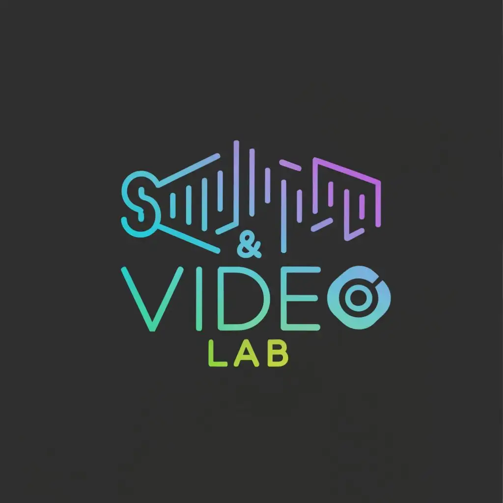 a logo design,with the text "Sound & Video Labs", main symbol:Sound video lab, be used in Entertainment industry