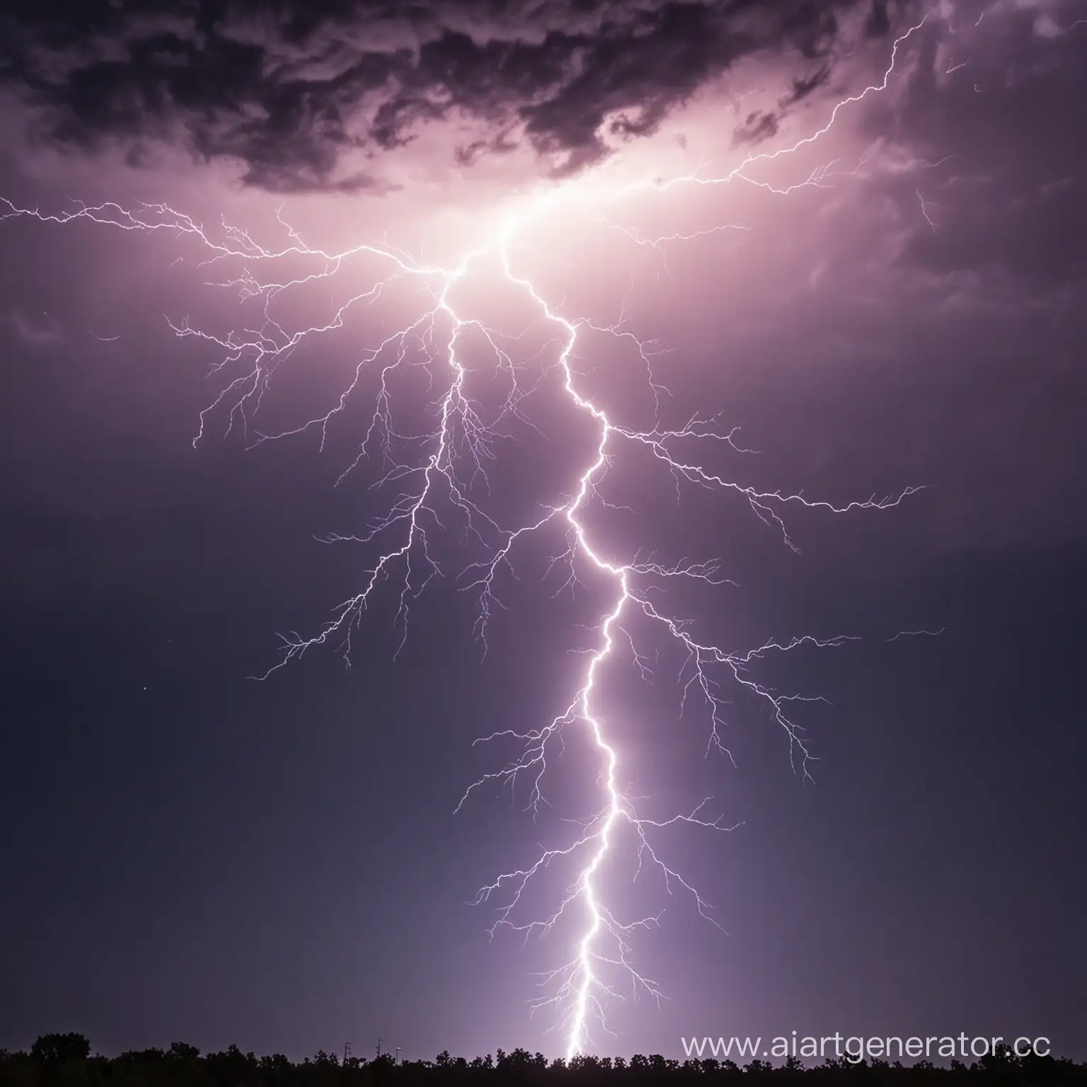 Vibrant-Lightning-Bolt-Illuminating-Night-Sky