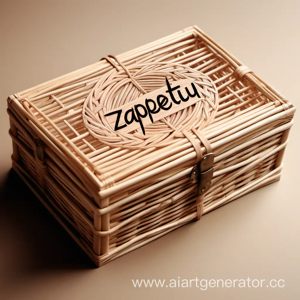 Коробки из ротанга , эскиз , логотип , название «Заплету» должно дать на картинке 
