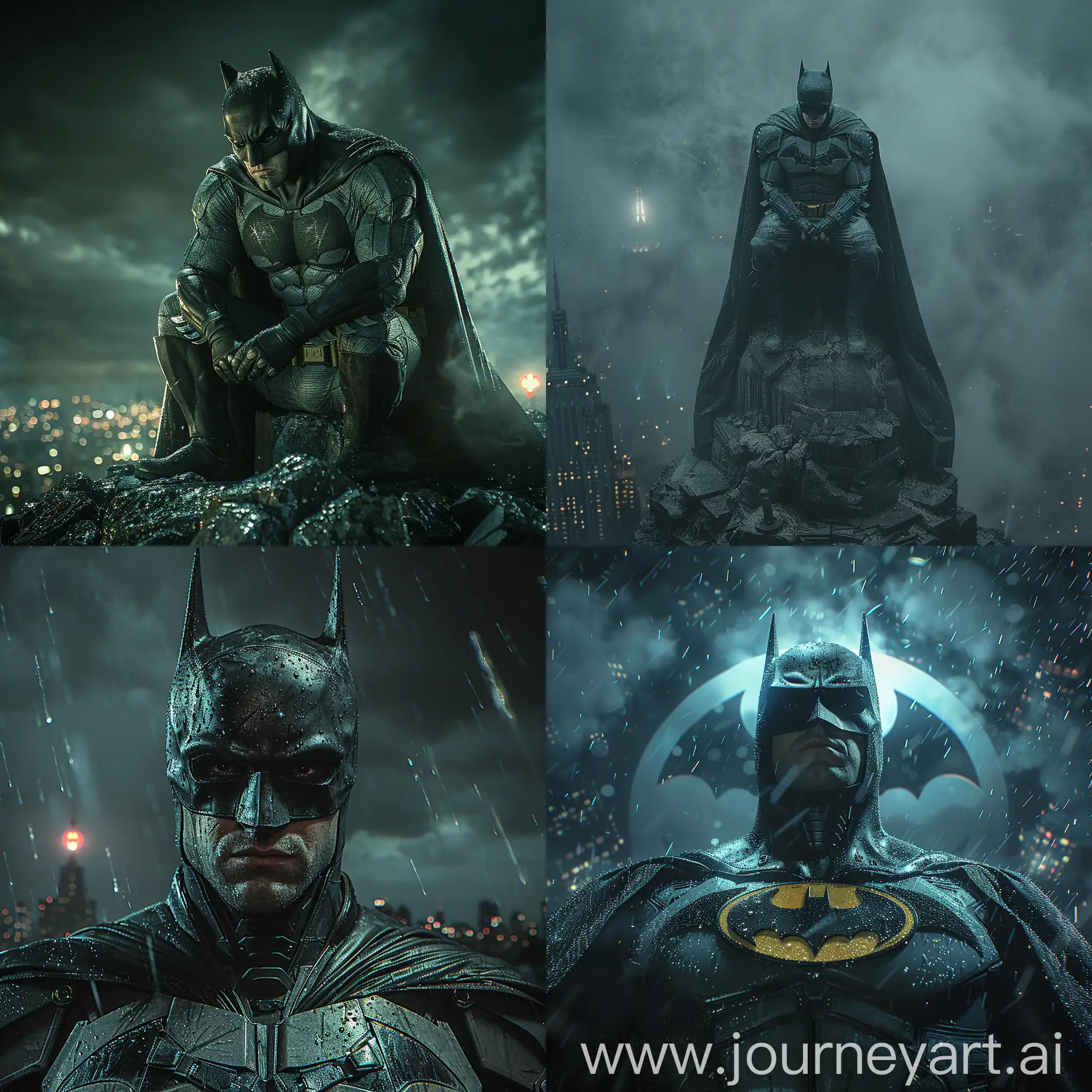Gothic-Noir-Batman-Robert-Pattinsons-Epic-Hero-Pose-in-Gotham-City