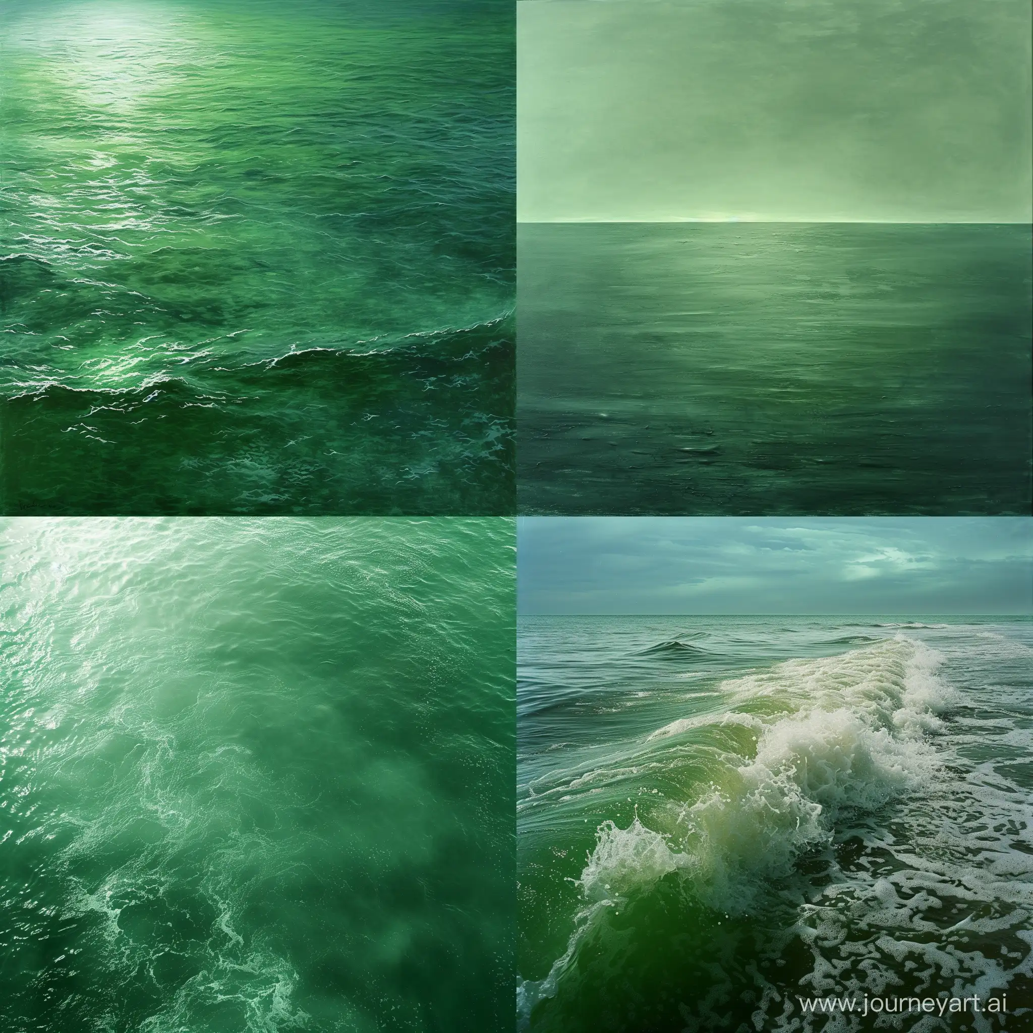 green sea