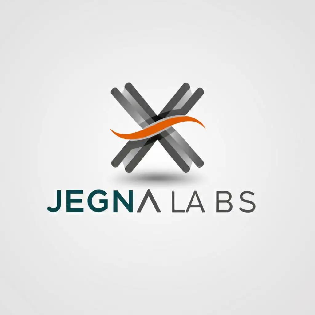 a logo design,with the text "Jegna Labs", main symbol:excellent ,complex,be used in Internet industry,clear background