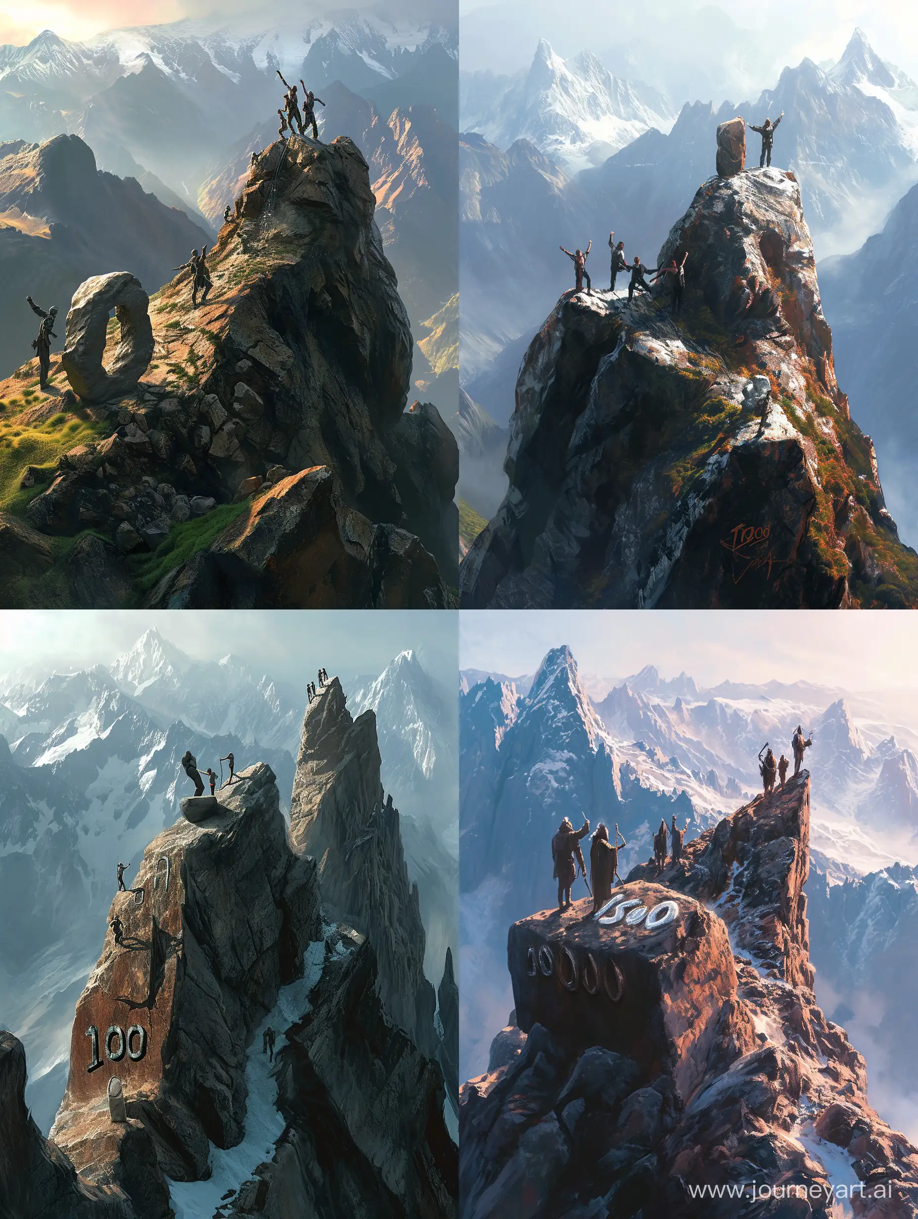 Mountain-Climbers-Reach-Summit-with-1000th-Victory-Rock