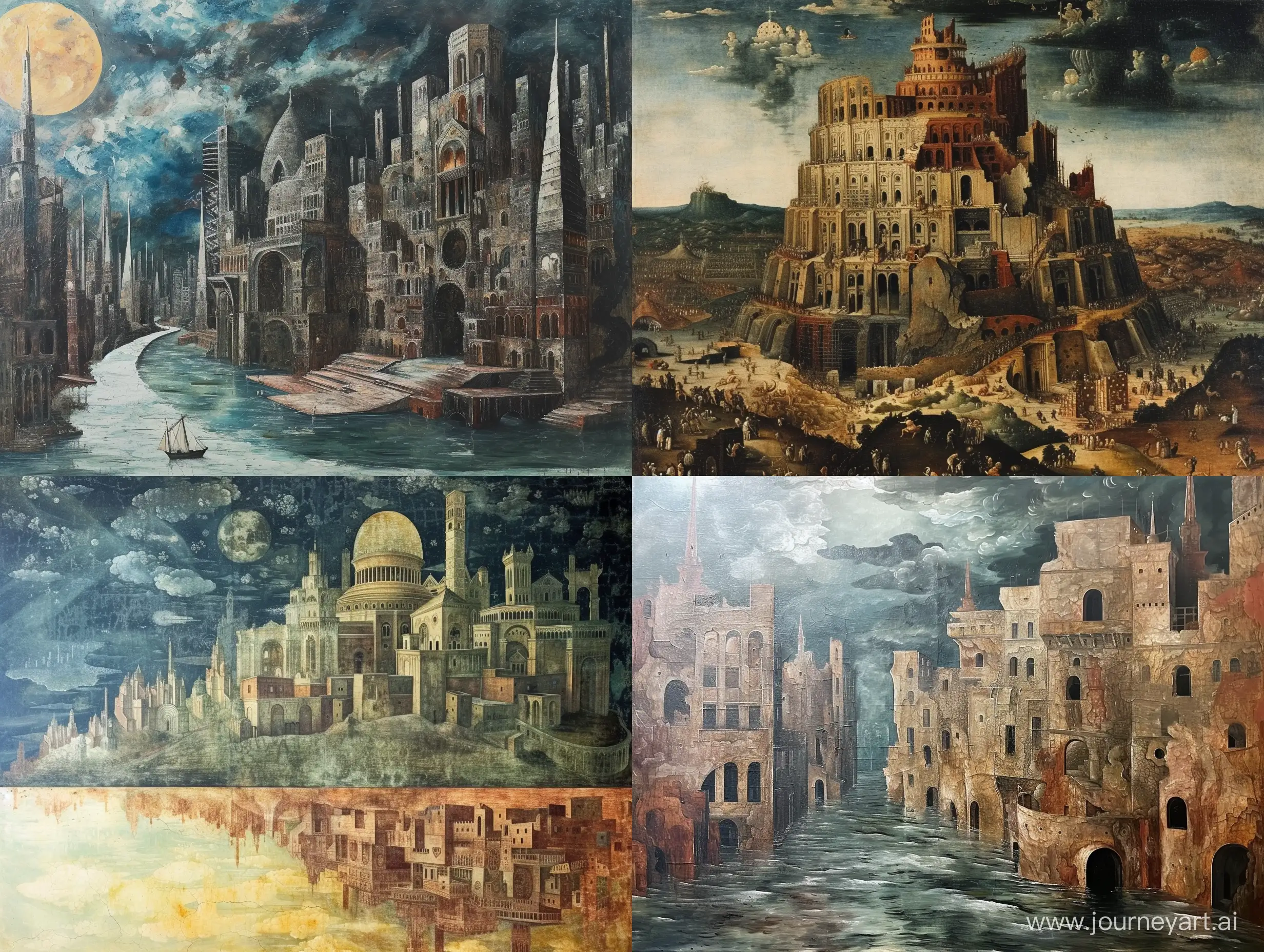 Modern-Cityscape-in-Sandro-Botticelli-Renaissance-Painting-Style