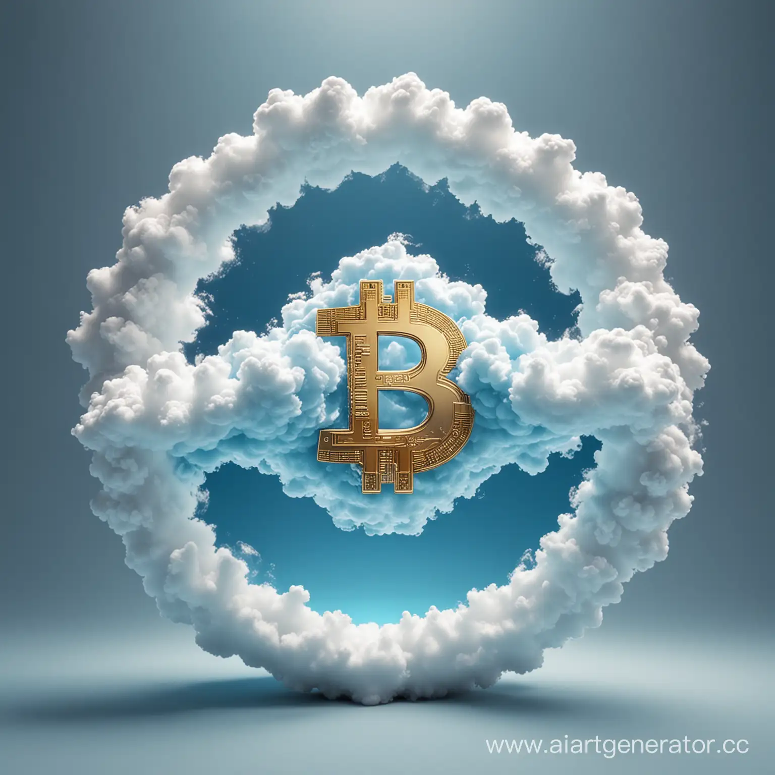 Bitcoin-Enveloped-in-a-Soft-Blue-Cloud-Realistic-Digital-Art