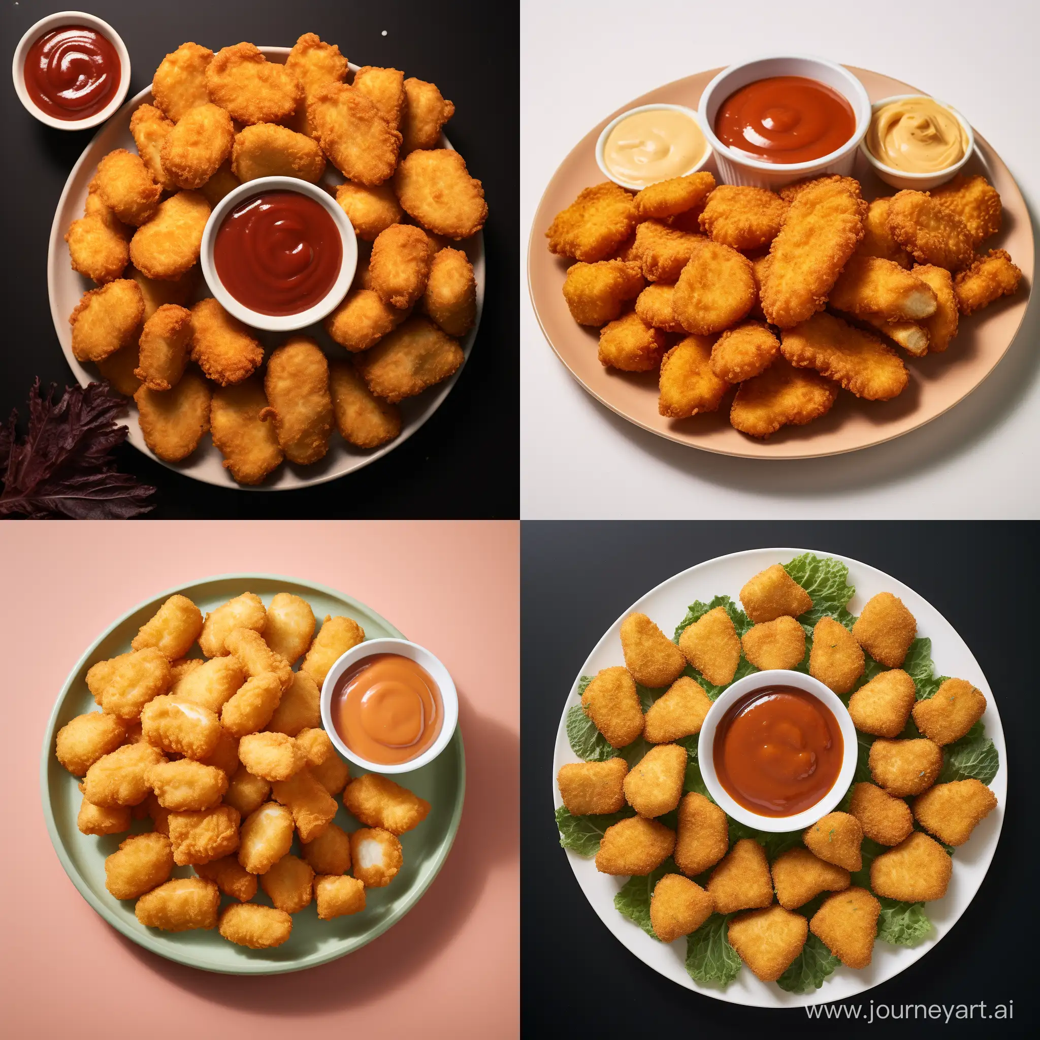Golden-Chicken-Nuggets-Platter-Delicious-OnetoOne-Presentation