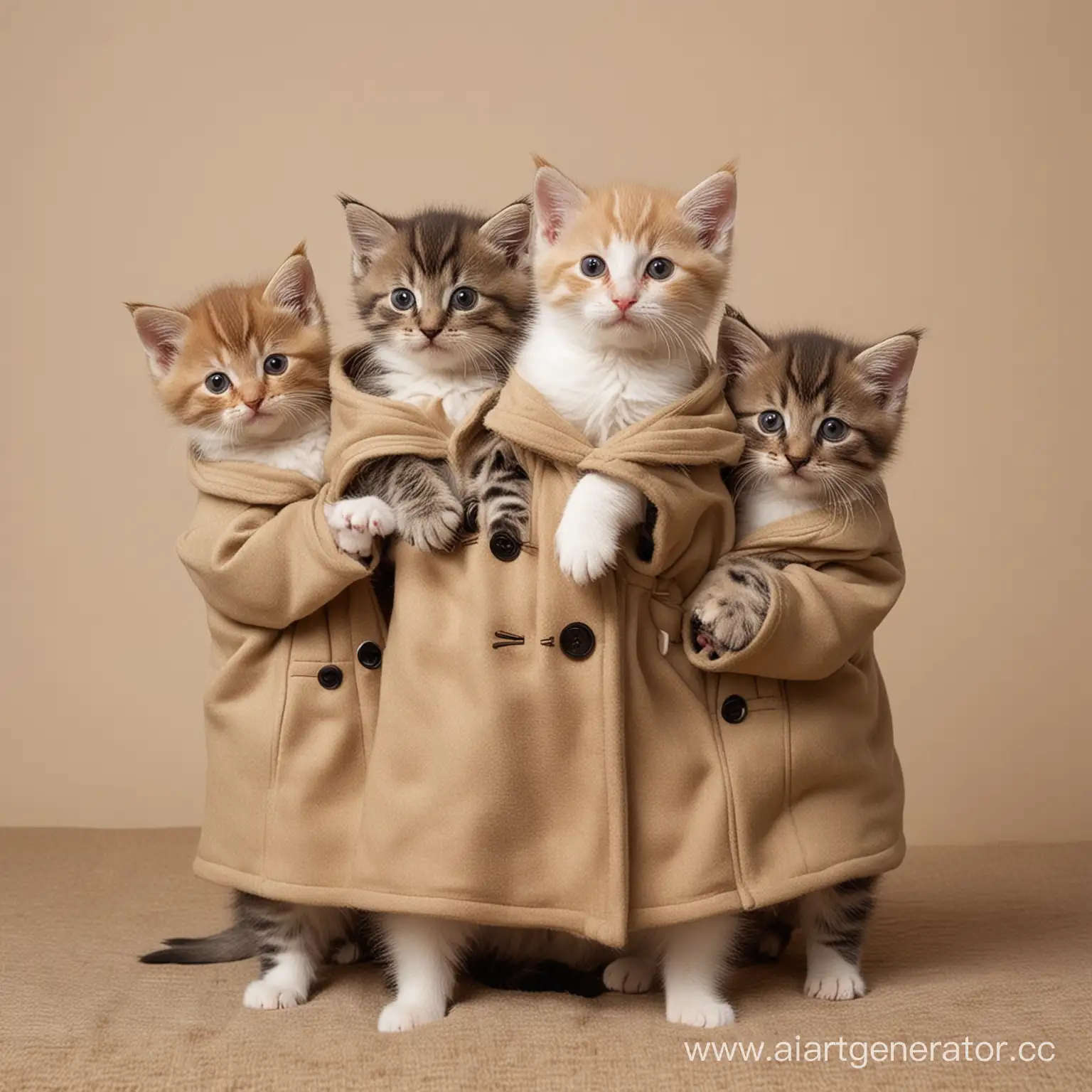 Cute-Kittens-in-Human-Coat-Playful-Feline-Impersonation