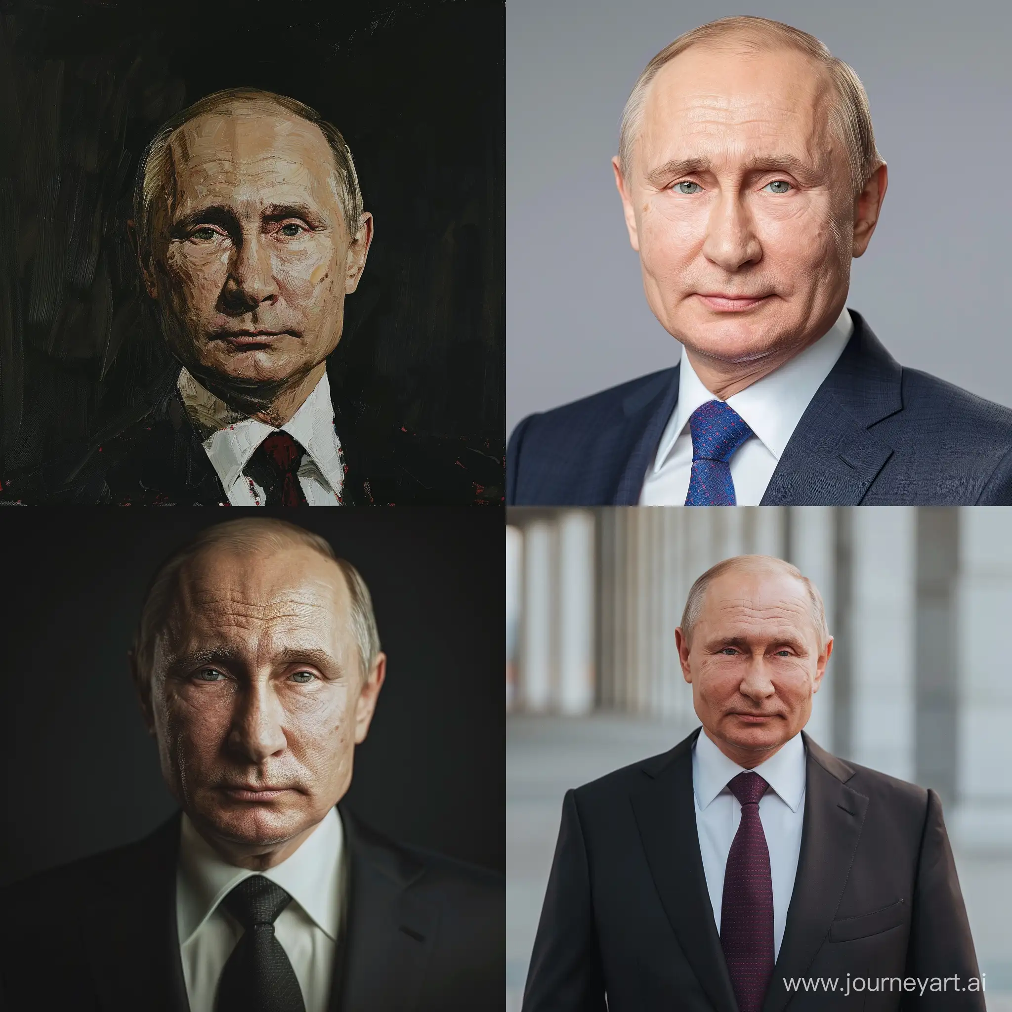 Vladimir-Putin-Portrait-Russian-President-in-Traditional-Attire