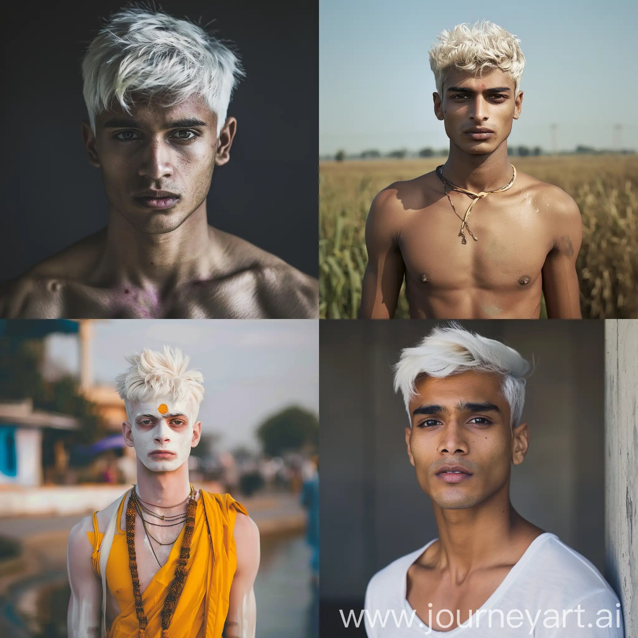 indian male,tall, white skin, young man