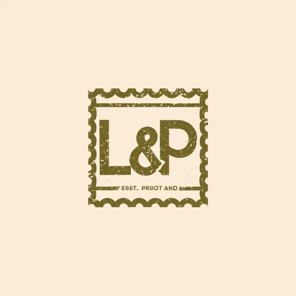 a logo design,with the text "L&P", main symbol:travel Postcard,Minimalistic,be used in Travel industry,clear background