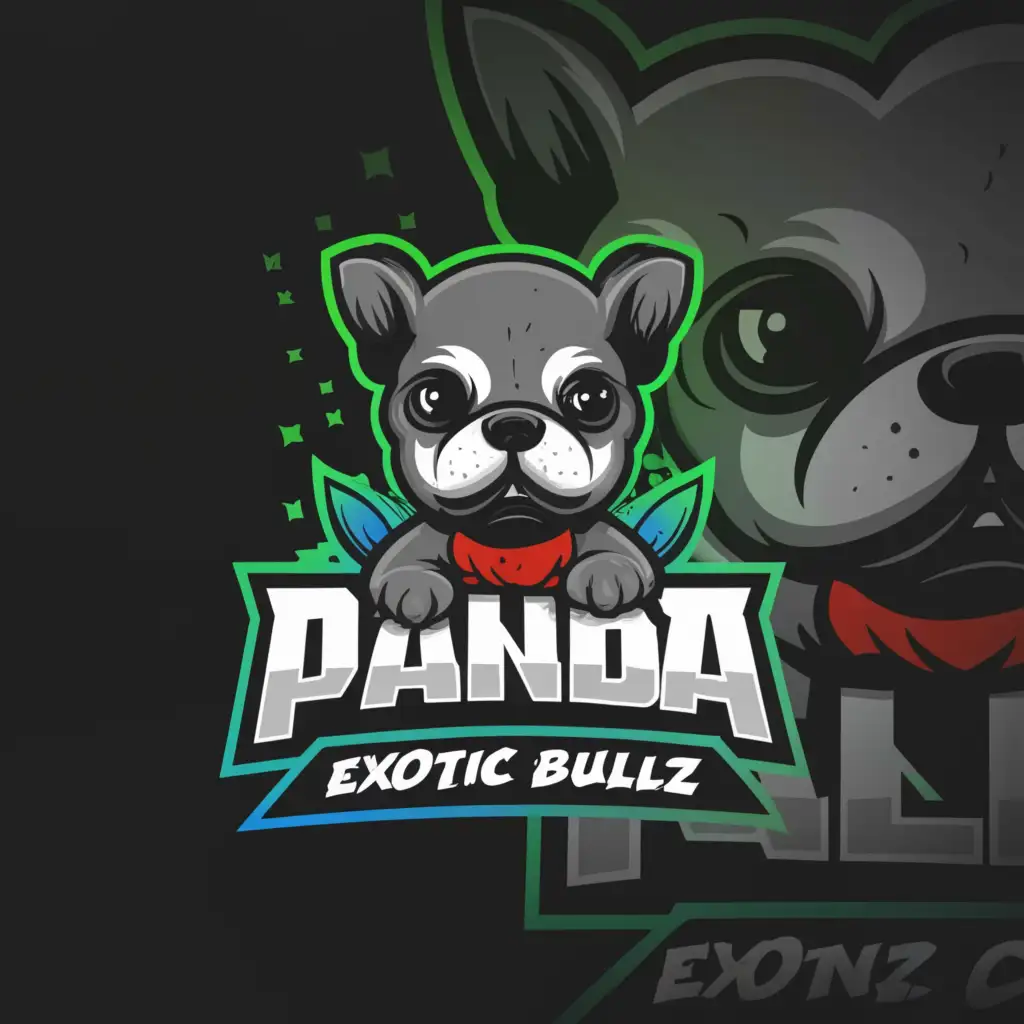 LOGO-Design-for-Panda-Exotic-Bullz-French-Bulldog-Inspired-Emblem-for-Animal-Pet-Enthusiasts